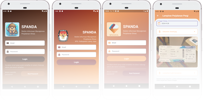 Mobile Application Perjalanan Dinas KPU